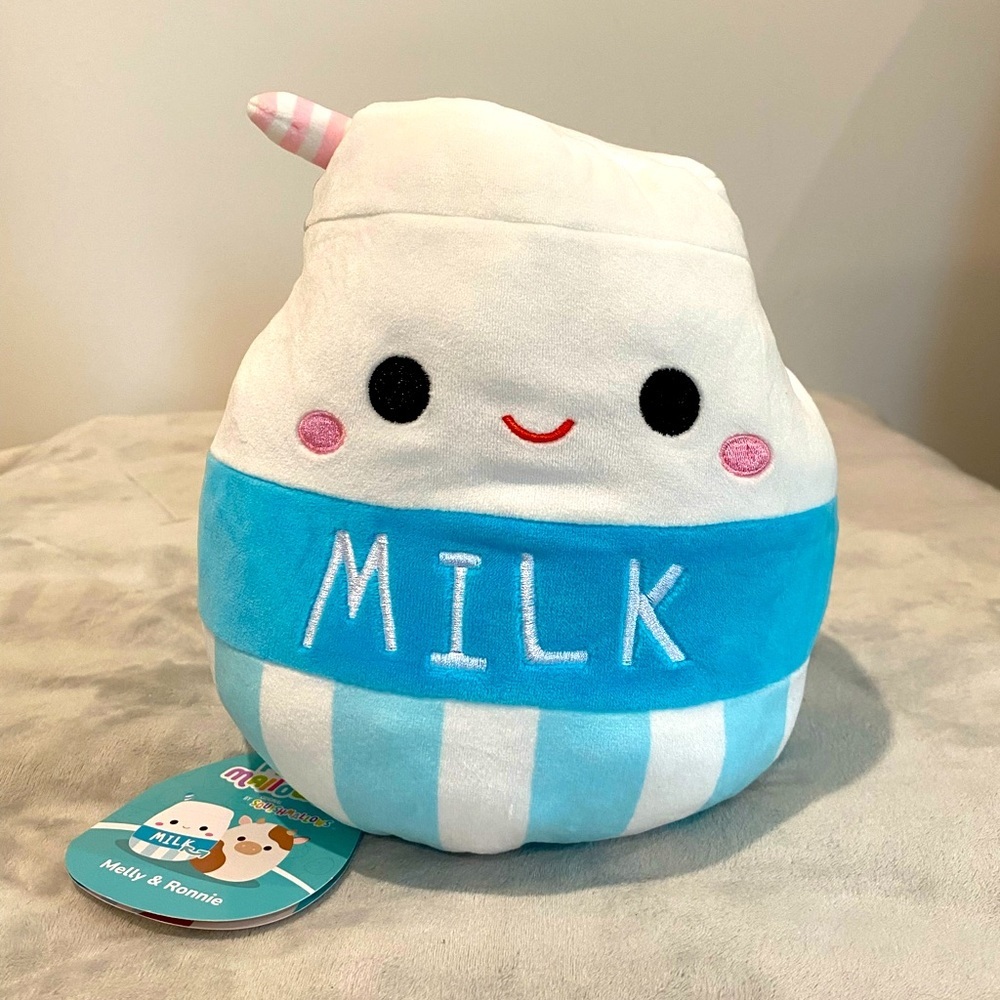 🥛 🐮 Melly and Ronnie 🐮🥛 Milk and Cow Flip-A-Mallows Original NWT 8”